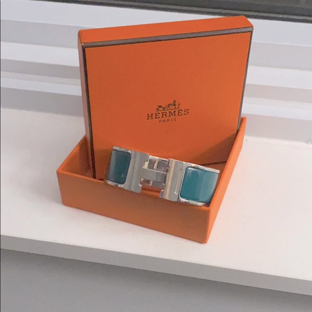 HERMES Clic Clac Enamel bracelet